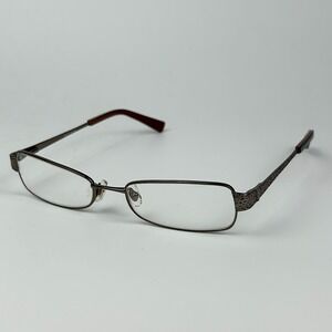Privé Revaux PRV200 Womens Eyeglasses Frame Brown Metal Full Rim 52-18-135 mm